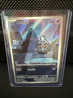 Duskull 068/064 Shrouded Fable 2024 IR Holo Rare Pokemon Card TCG - Image 1