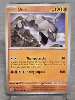 ONIX 95/165 | NM Pokemon Scarlet & Violet 151 - Non-Holo Card - Image 1