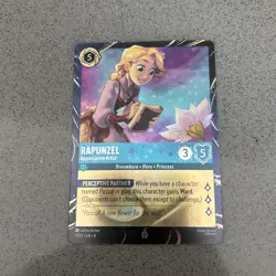 Disney Lorcana Rapunzel Epcot Festival of Arts Promo Trading Card Holo 2026 - Image 1