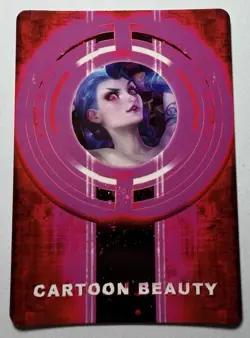 SEXY HEROINE WAIFU Jinx LEAGUE OF LEGENDS ACG PREMIUM HOLOFOIL CARD NM - Image 2