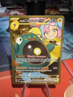 Pokemon TCG Iono's Bellibolt EX 188/159 Journey Together Holo Card Gold Card - Image 1