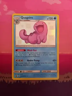 Pokemon Card Quagsire SV10/SV94 Shiny Hidden Fates Near Mint - Image 1