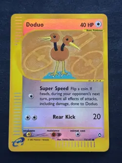 Doduo | Aquapolis | Reverse Holofoil | 73/147 | 2003 | Lightly Played (LP) - Image 1