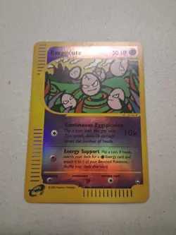 Pokemon Exeggcute Reverse Holo 77/147 Aquapolis LP Fast Ship - Image 1