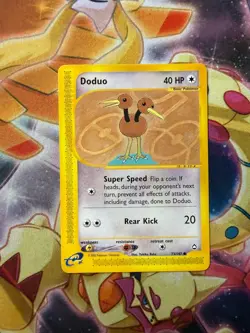 Doduo - Aquapolis 73/147 2002 - E Reader - Pokemon TCG - WOTC - NM - Image 1