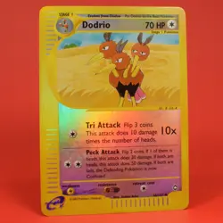 Pokemon TCG Card English Aquapolis Set e-Series Dodrio 46/147 Reverse Holo - Image 1