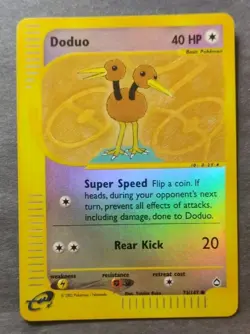 Reverse-Holographic Pokemon Aquapolis Set Doduo 73/147 (English) - Image 1