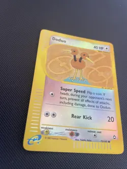Doduo 73/147 - Common - Reverse Holo Pokemon Aquapolis - NM - Image 2