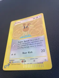 Doduo 73/147 - Common - Reverse Holo Pokemon Aquapolis - NM - Image 3