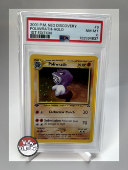 1st Edition Poliwrath 9/75 Neo Discovery - Holo (Near Mint - Mint) - Image 1