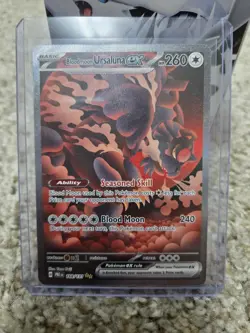 Bloodmoon Ursaluna ex Pokemon SV: Prismatic Evolutions 168/131 NM++ - Image 1