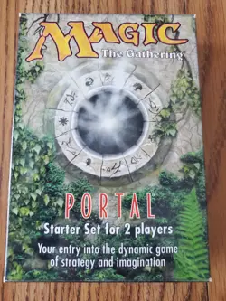 Magic The Gathering PORTAL STARTER SET for 2 Players (1997) READ - Image 1