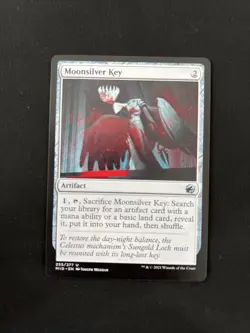 Moonsilver Key NM/M Innistrad Midnight Hunt Artifact ENGLISH mtg 255/277 - Image 1