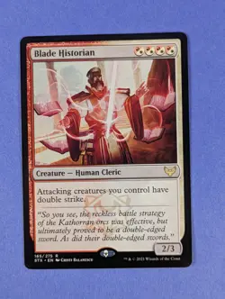 MTG Magic: Strixhaven: School of Mages: Blade Historian #165/275 Rare - NM - Image 1