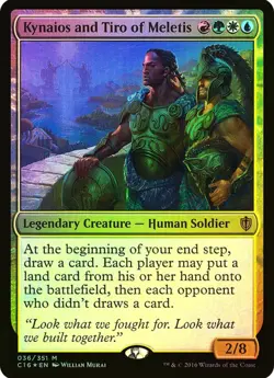 X 1 Kynaios and Tiro of Meletis FOIL Commander 036 MTG Magic The Gathering - Image 1
