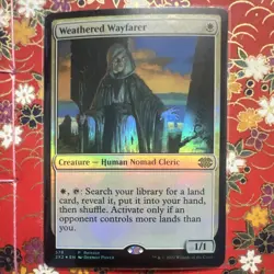 Weathered Wayfarer Double Masters 2022 Foil Creature Rare White 578 - Image 1