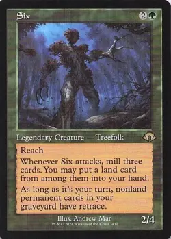 Six - #430 Regular (Retro Frame) Modern Horizons 3 - Mtg - Image 1