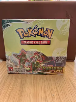 FACTORY SEALED Pokemon TCG Sword & Shield Evolving Skies Booster Box (36 packs) - Image 1
