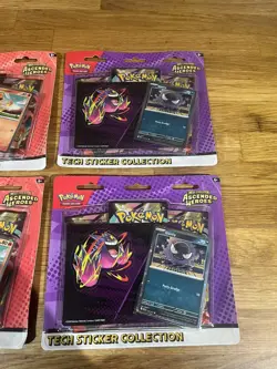 Pokemon TCG Ascended Heroes Tech Sticker Collection 2x Charmander and 2x Gastly - Image 2