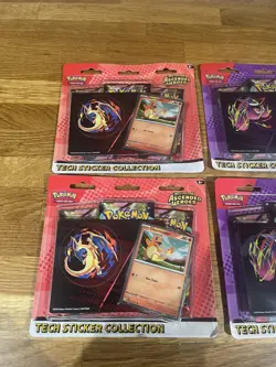 Pokemon TCG Ascended Heroes Tech Sticker Collection 2x Charmander and 2x Gastly - Image 3