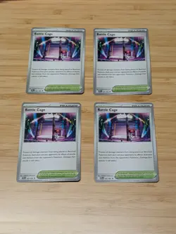 4x Battle Cage NM Playset | ME02: Phantasmal Flames (PFL) 085/094 | Pokemon - Image 1