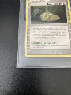 Trainer / Root Fossil HP 40 - 2006 Pokemon EX Legend Maker Set - #80 Graded 8.5 - Image 2