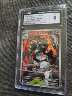 Team Rocket's Houndoom 191/182 Illustration Rare - Pokemon Destined Rivals SV10 - Image 1