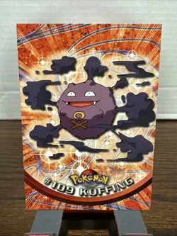 Pokemon Topps Series 2 Blue Logo - Non Holo - Koffing #109 - Image 1