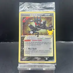 Pokemon TCG Greninja Gold Star SWSH144 25th Celebrations Promo Card Sealed - Image 1