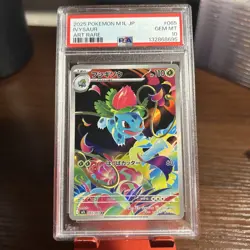 2025 Pokemon Japanese M1L- Mega Brave Art Rare #065 Ivysaur PSA 10 - Image 1