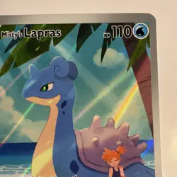 Pokemon TCG Misty's Lapras Destined Rivals FULL ART 194/182 Illistration Rare NM - Image 3