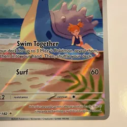 Pokemon TCG Misty's Lapras Destined Rivals FULL ART 194/182 Illistration Rare NM - Image 4