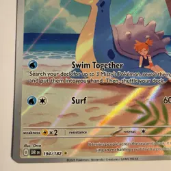 Pokemon TCG Misty's Lapras Destined Rivals FULL ART 194/182 Illistration Rare NM - Image 5