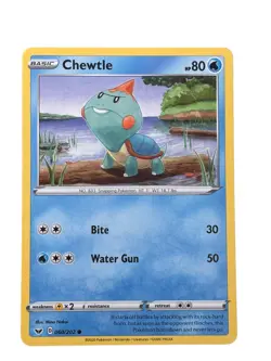 New: 2020 Pokemon TCG Chewtle 060 Swsh01: Sword & Shield Regular Common - Image 1