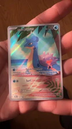 Pokemon TCG Misty's Lapras Destined Rivals 194/182 Illustration Rare - Image 1