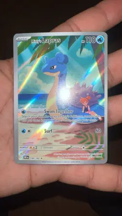 Pokemon TCG Misty's Lapras Destined Rivals 194/182 Illustration Rare - Image 2