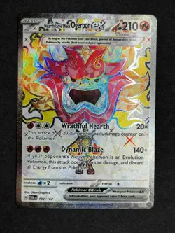 Hearthflame Mask Ogerpon ex 192/167 Twilight Masquerade Pokemon TCG NM/MINT - Image 1