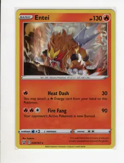 ENTEI BATTLE STYLES SET RARE HOLO-FOIL POKEMON 020/163 NM/M - Image 1
