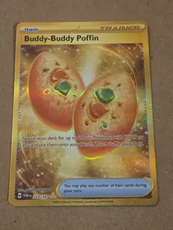 Pokemon TCG Buddy-Buddy Poffin 223/167 Sv06: Twilight Masquerade Holo PACK FRESH - Image 1