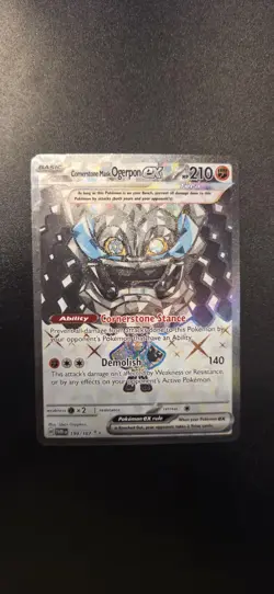 Cornerstone Mask Ogerpon ex 199/167 Sv06: Twilight Masquerade Holo Pokemon TCG - Image 1