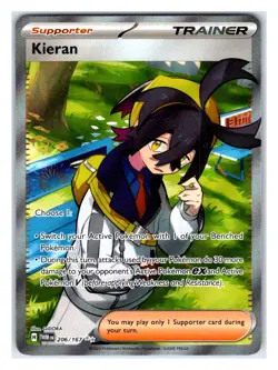 Pokemon TCG - Kieran - - SV06: Twilight Masquerade 206/167 Ultra Rare Holo - Image 1