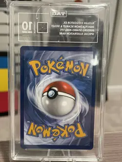 Pokemon Alolan Exeggutor ex Surging Sparks 242/191 SIR TAG Gem Mint 10 984/1000 - Image 2