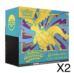 (LOT OF 2) Pokemon TCG: Ascended Heroes Pokemon Center PC ETB *PRESALE* 2/20 - Image 1