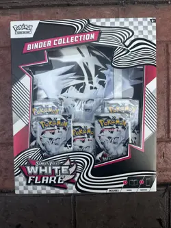 Pokemon White Flare Binder Collection Factory Sealed! - Image 1