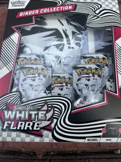 Pokemon White Flare Binder Collection Factory Sealed! - Image 2