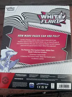 Pokemon White Flare Binder Collection Factory Sealed! - Image 4