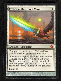 MTG Sword of Body and Mind 208/249 (LP) - Image 1