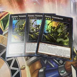 3x Sakra Vendirage 1st Edition Super Rare ALIN-EN077 Yu-Gi-Oh! - Image 1