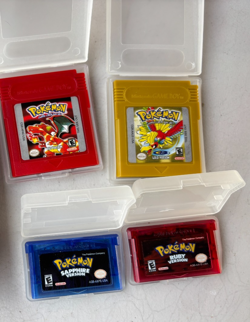 Pokemon Red, Gold, Ruby, Sapphire Game Boy Cartridges USA Version - Image 1