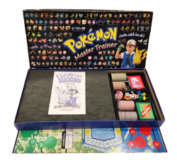 Pokemon Master Trainer Board Game Vintage Hasbro 100% Complete 1999 Rare Kanto - Image 1